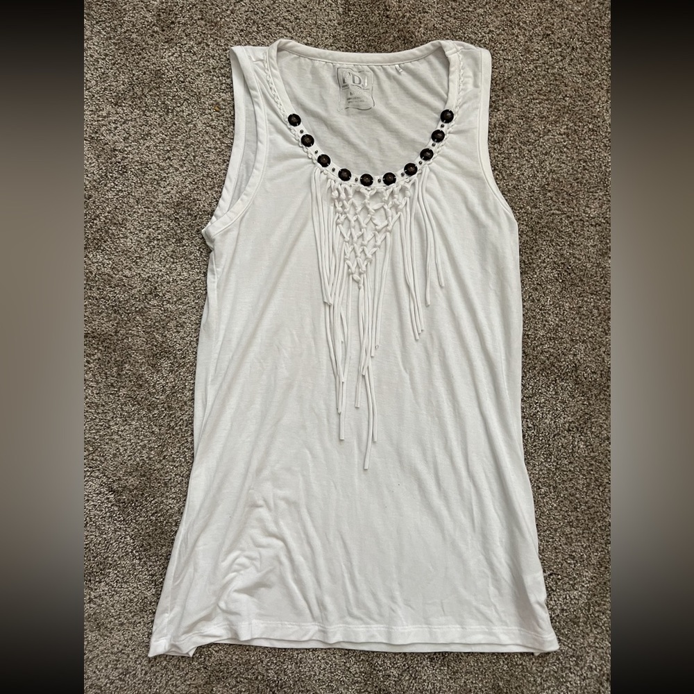 Like new French dressing jeans tank top • FDJ